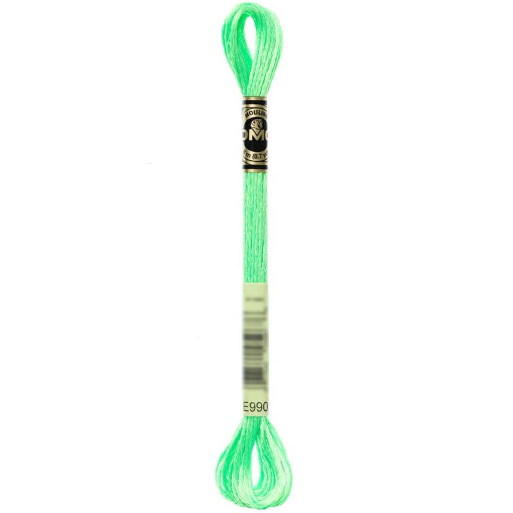 Dmc Light Effects Embroidery Floss Neon Green 8.7Yd 