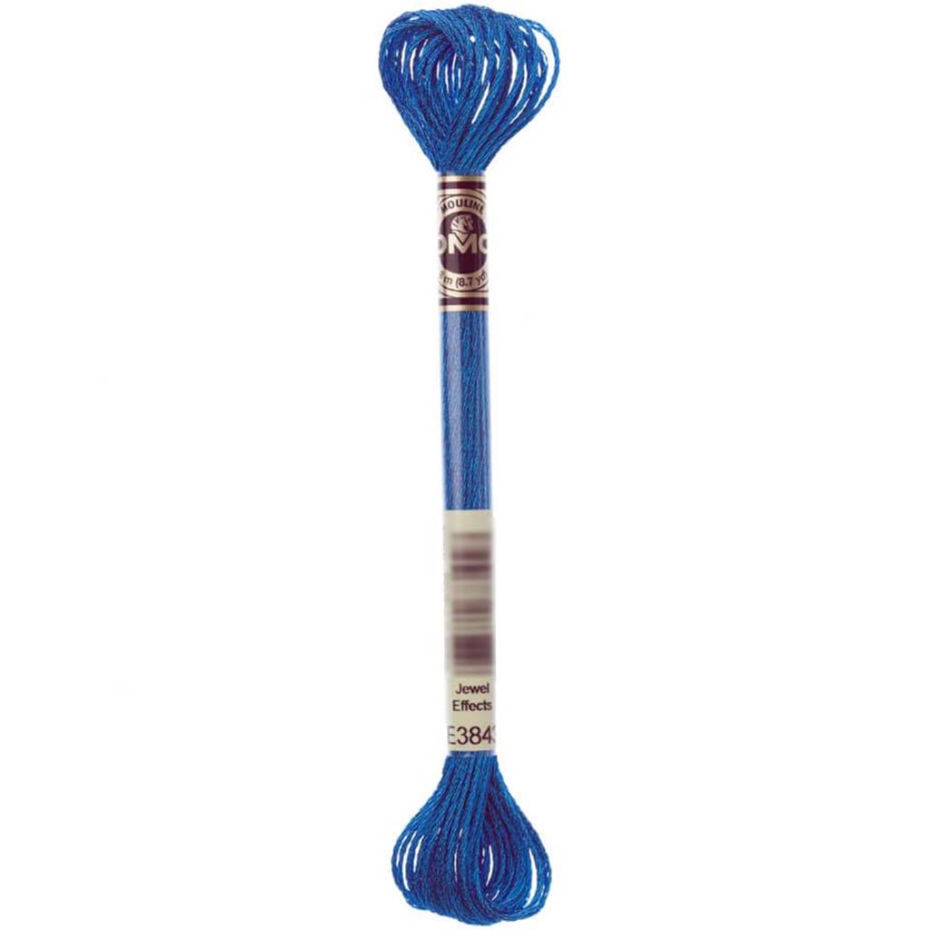 Dmc Light Effects Embroidery Floss Light Blue Sapphire 8.7Yd 
