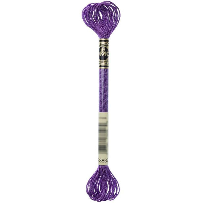 Dmc Light Effects Embroidery Floss Purple Ruby 8.7Yd 