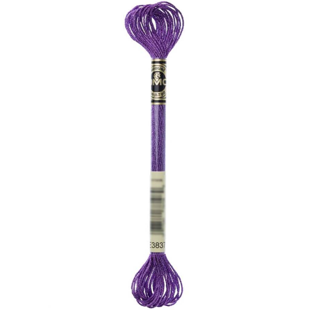 Dmc Light Effects Embroidery Floss Purple Ruby 8.7Yd 