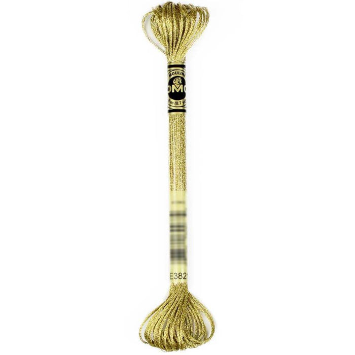 Dmc Light Effects Embroidery Floss Light Gold 8.7Yd 