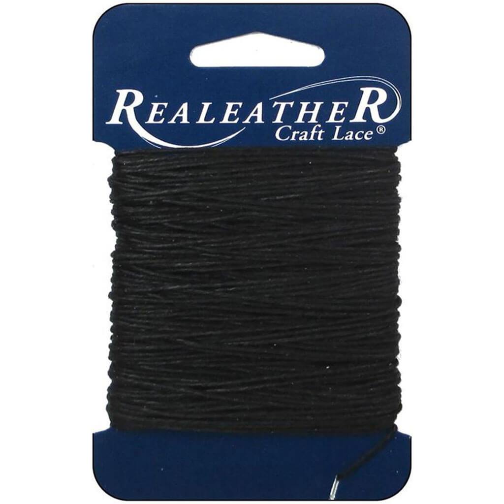 Waxed Thread 25yd Black