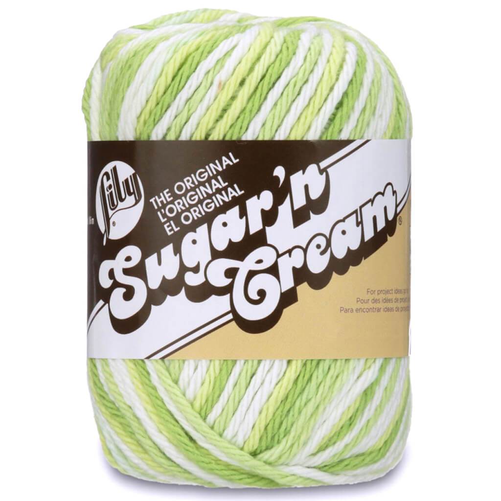 Lily Sugar&#39;n Cream Yarn - Ombres Key Lime Pie