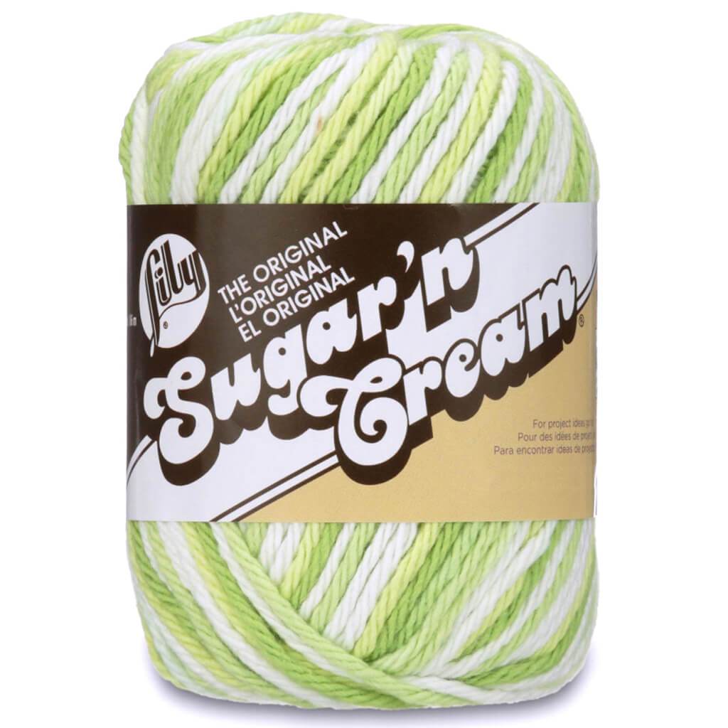 Lily Sugar'n Cream Yarn - Ombres Key Lime Pie