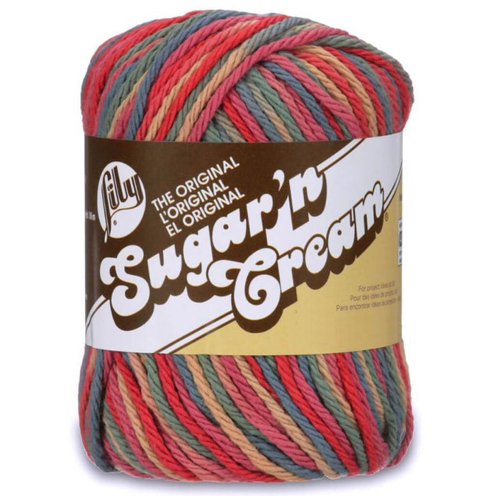 Lily Sugar'n Cream Yarn - Ombres Painted Dessert