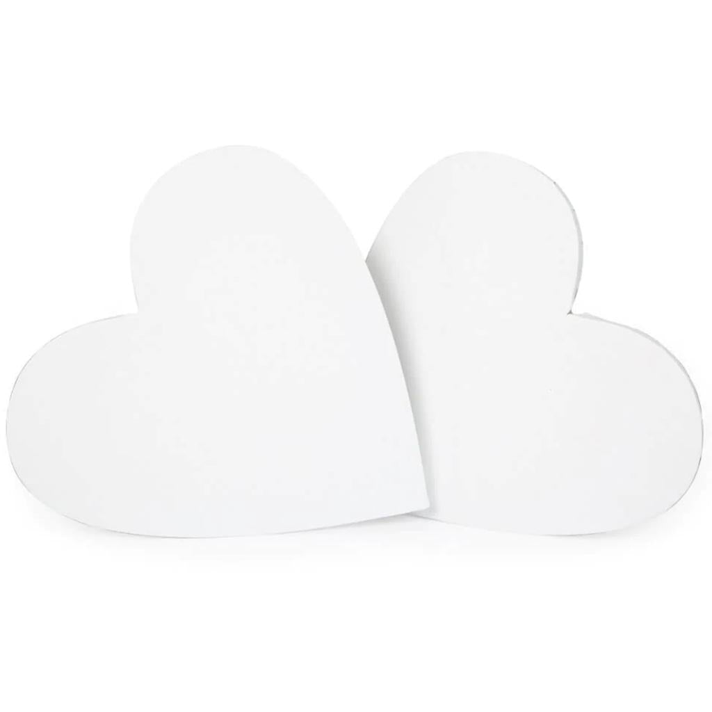 Canvas Panel Paint-a-Shape Crative Hearts