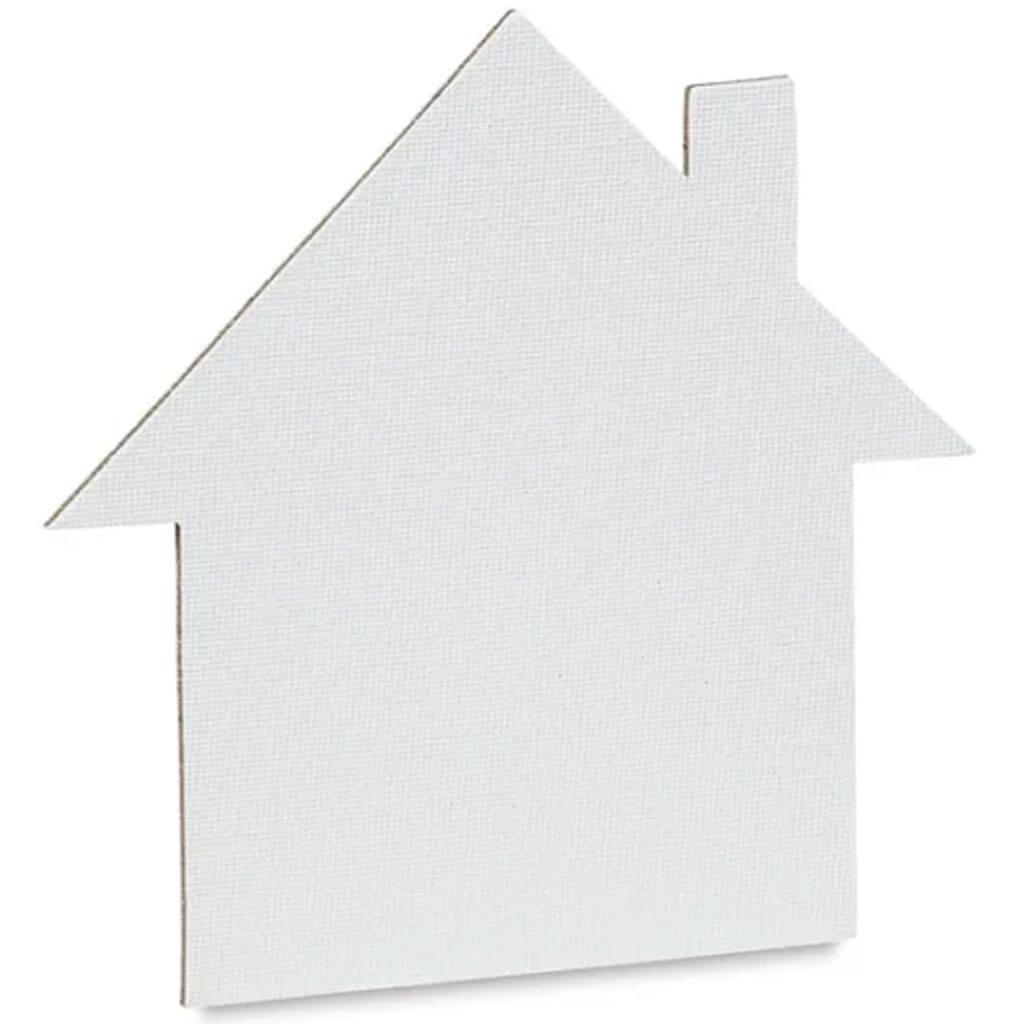 Paint-a-Shape Canvas Panels House Pack of 3