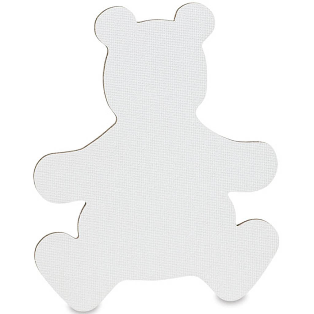 Paint-a-Shape Canvas Panels Teddy Bears Pack of 3