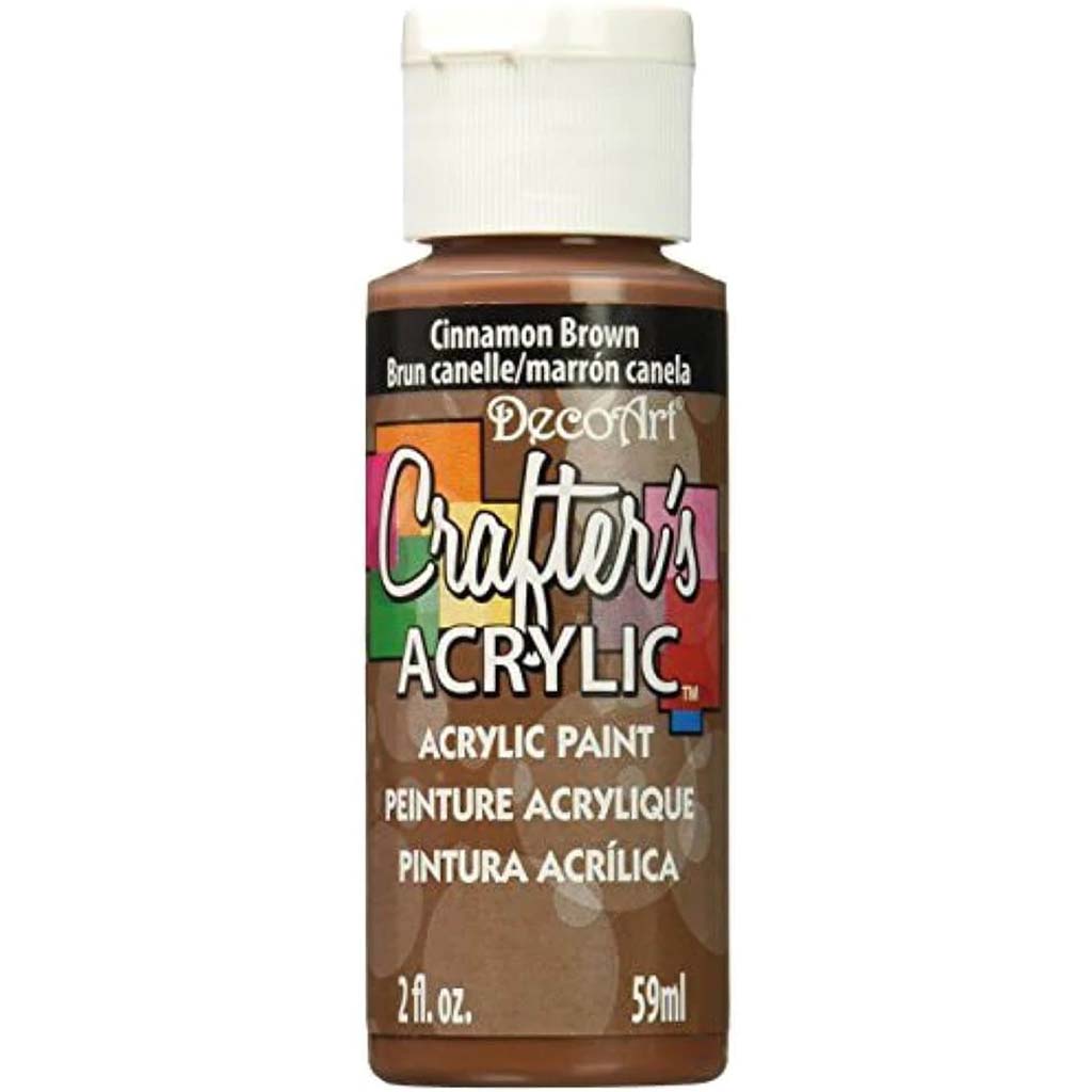 CRAFTERS ACRYLIC CINNAMON BROWN