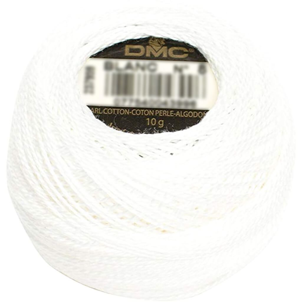 DMC Pearl Cotton Ball Size 12 141yd Snow White