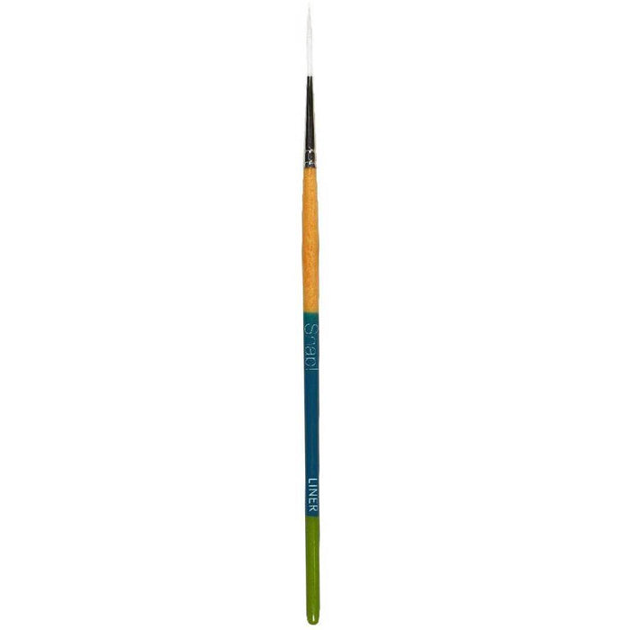 Princeton Snap Short Handle White Nylon Taklon Brush Liner 4