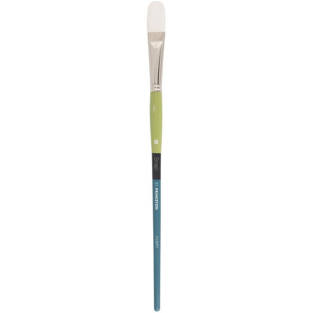 Princeton Snap Long Handle White Synthetic Taklon Brush Filber