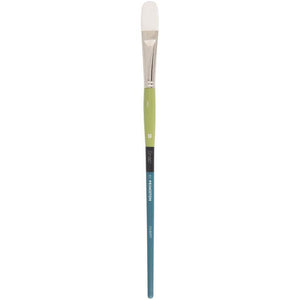 Princeton Snap Long Handle White Synthetic Taklon Brush Filber