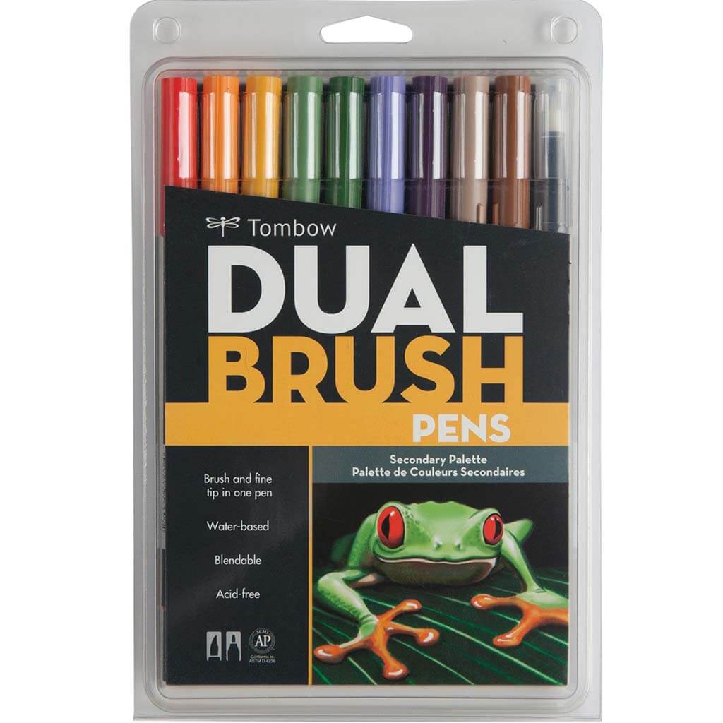 Dual Brush Pens Secondary Sets of 10