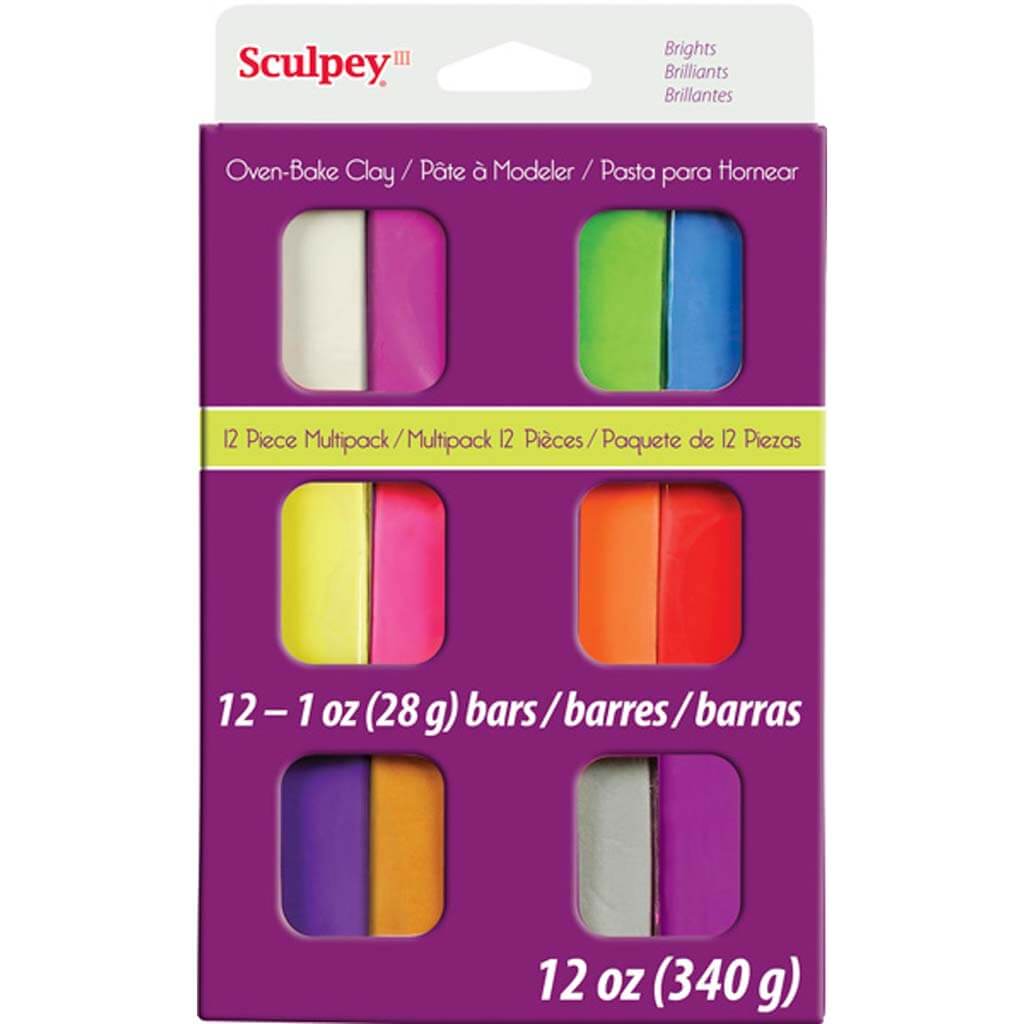 Sculpey III Polymer Clay Multipack 1oz 12ct