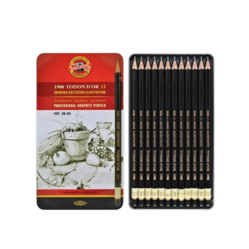 Graphite Pencils Graphic Set 12pc