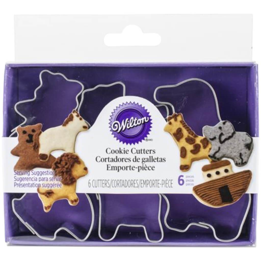 Mini Metal Cookie Cutter Set 6/Pkg Noah's Ark