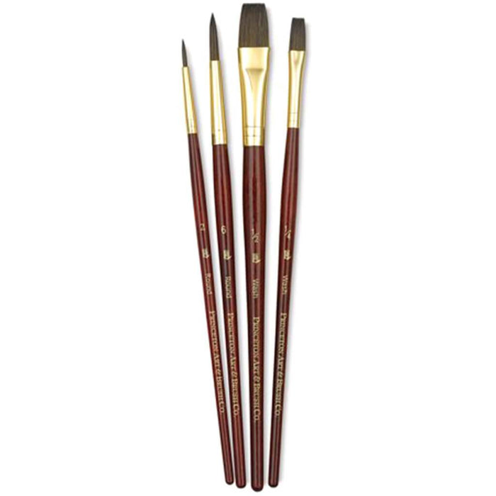 Princeton Real Value Camel Hair Brush Set 4pcs