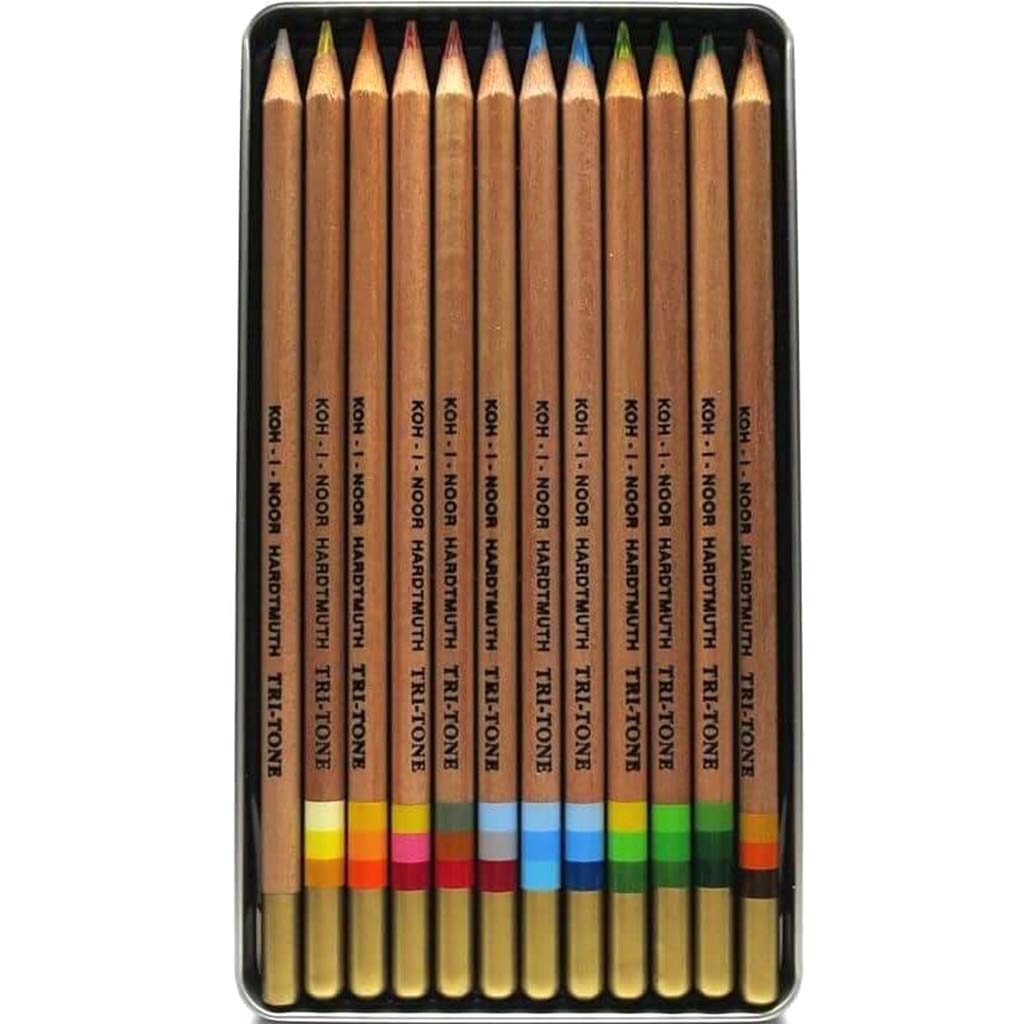 Tri Tone Pencil Set 12pc