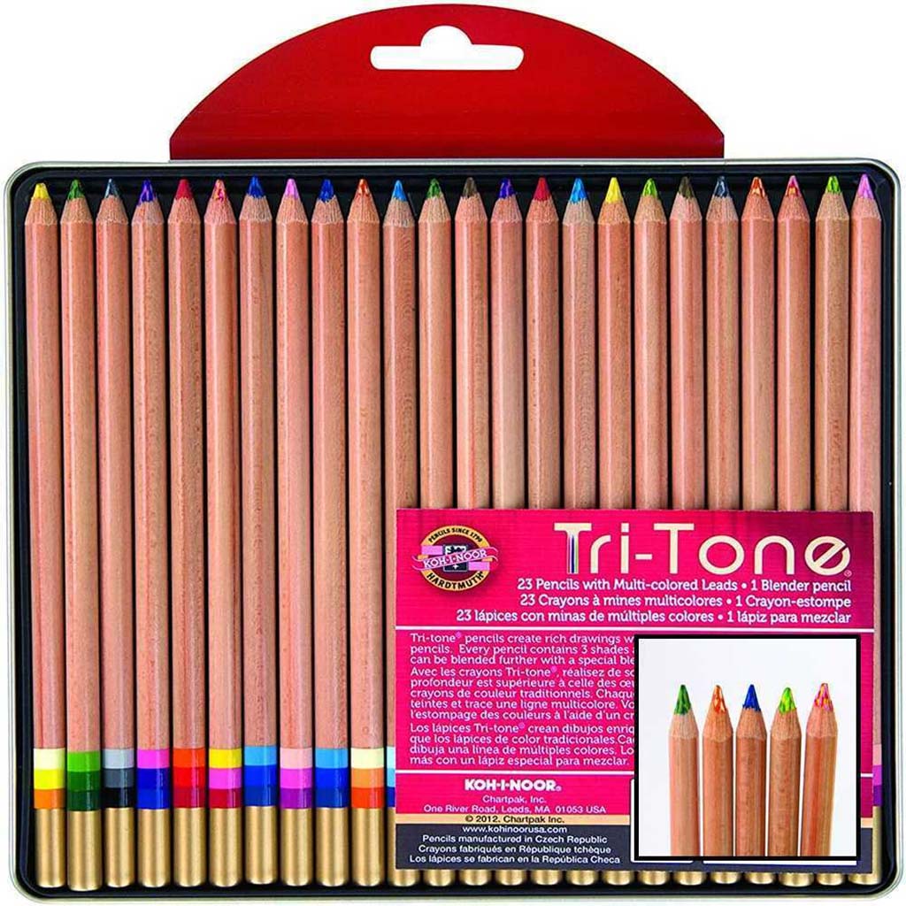 Tri Tone Pencil Set 24pc