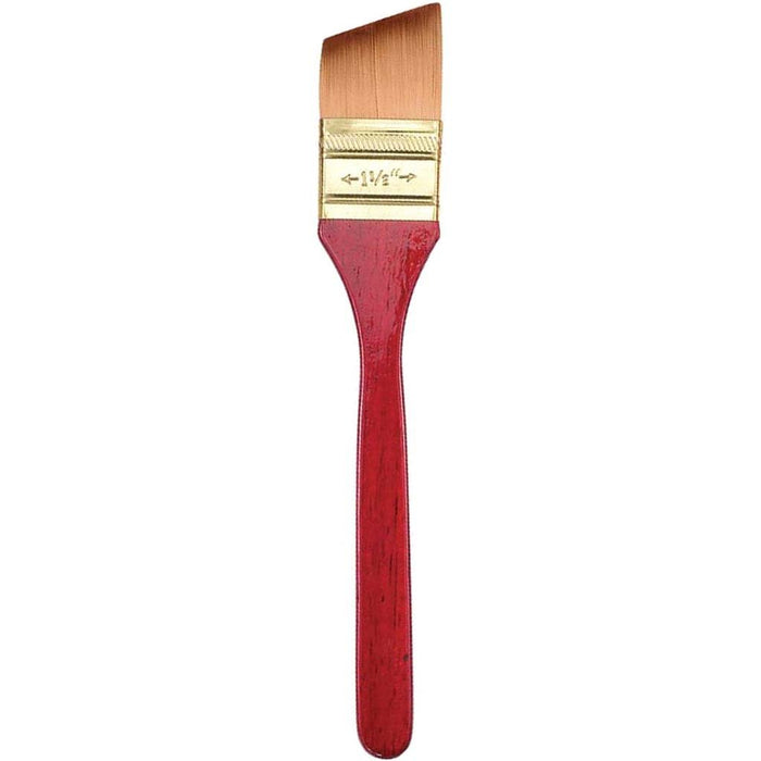 Princeton Heritage Synthetic Sable Watercolor and Acrylic Brushes Angular Flat Wash 1.5in