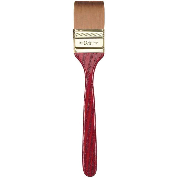 Princeton Heritage Synthetic Sable Watercolor and Acrylic Brush Flat Wash 1 1/2in