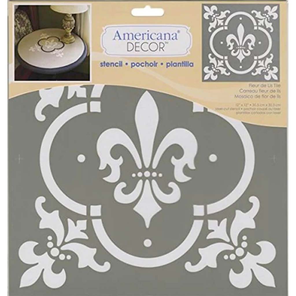 Americana Stencil Home Decor Series Finch Accent 5in x 7in