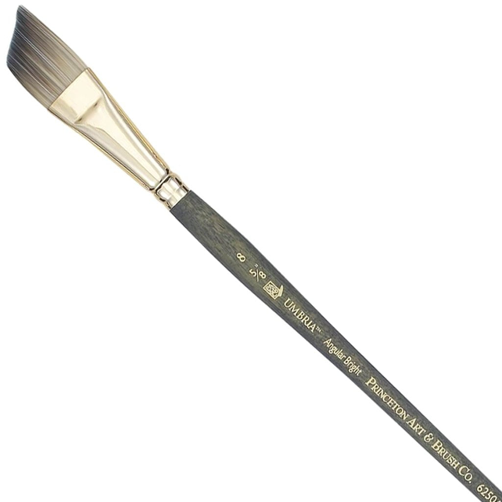 Princeton Umbria Synthetic Blend Acrylic and Gouache Brush Filbert