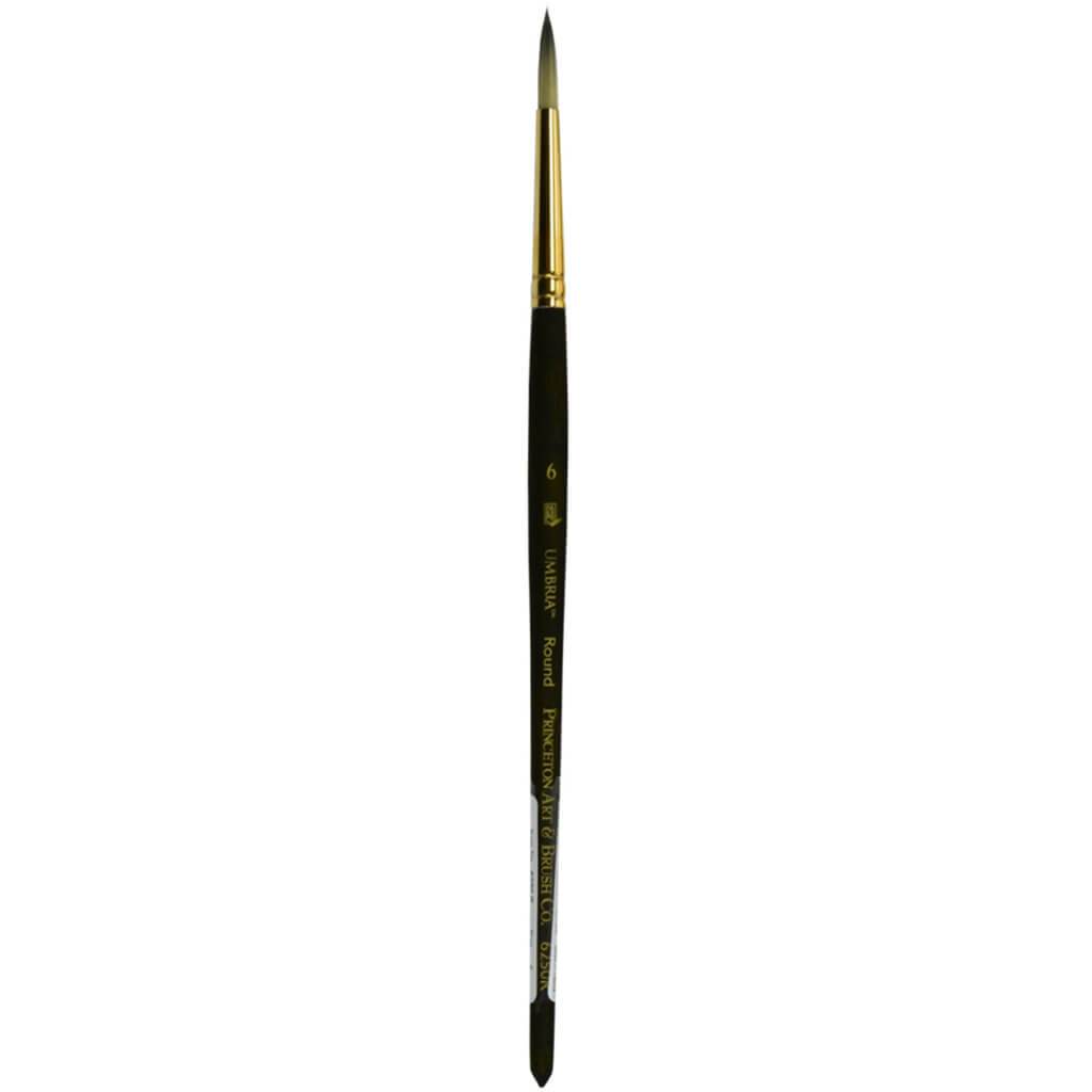 Princeton Umbria Synthetic Blend Acrylic and Gouache Brush Round