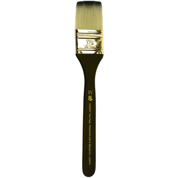 Princeton Umbria Synthetic Blend Acrylic and Gouache Brush Flat Wash 1 1/2