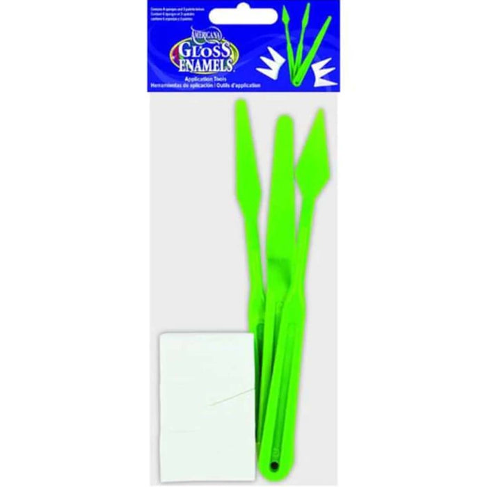 Americana Application Tool Palette Knives &Foam Wedges