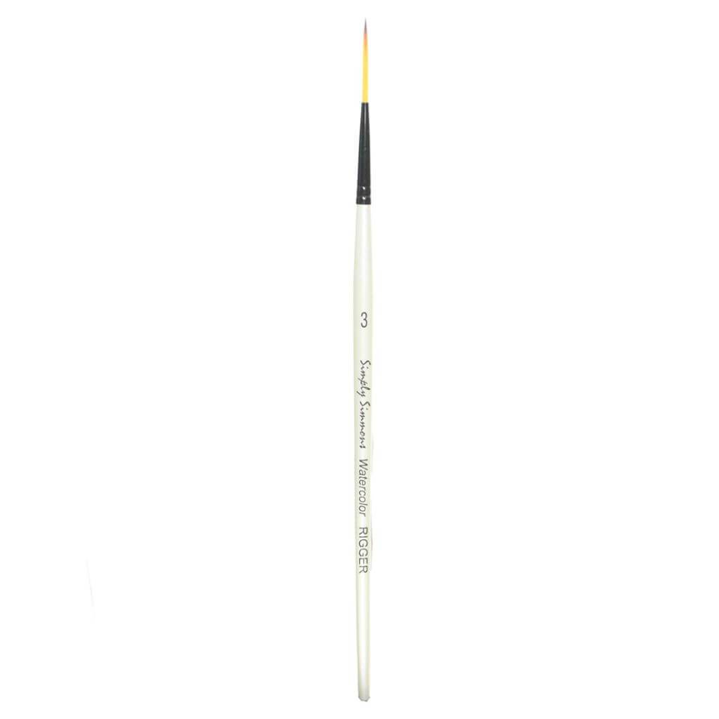 Simply Simmons  Watercolor Synthetic  Rigger Brushes