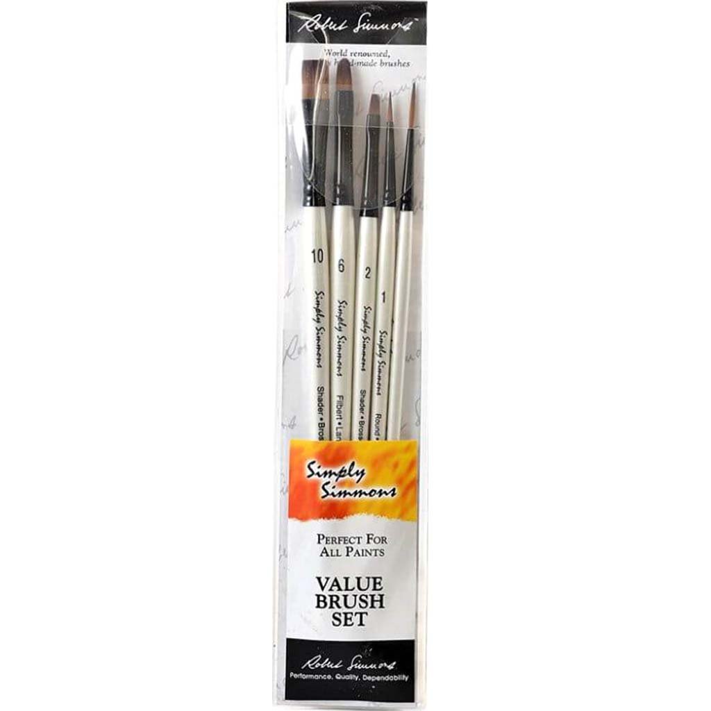 Simply Simmons Short Handle Brush Sets Everything Set of 5