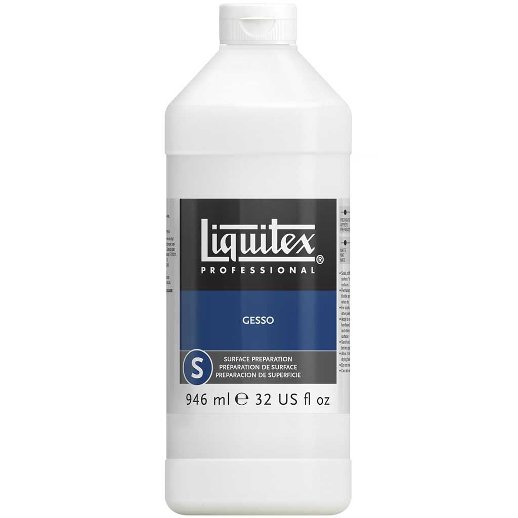 Liquitex Professional White Gesso Surface Prep Medium 32oz