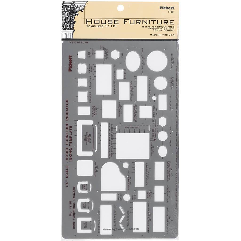 House Furniture Indicator Inking Template