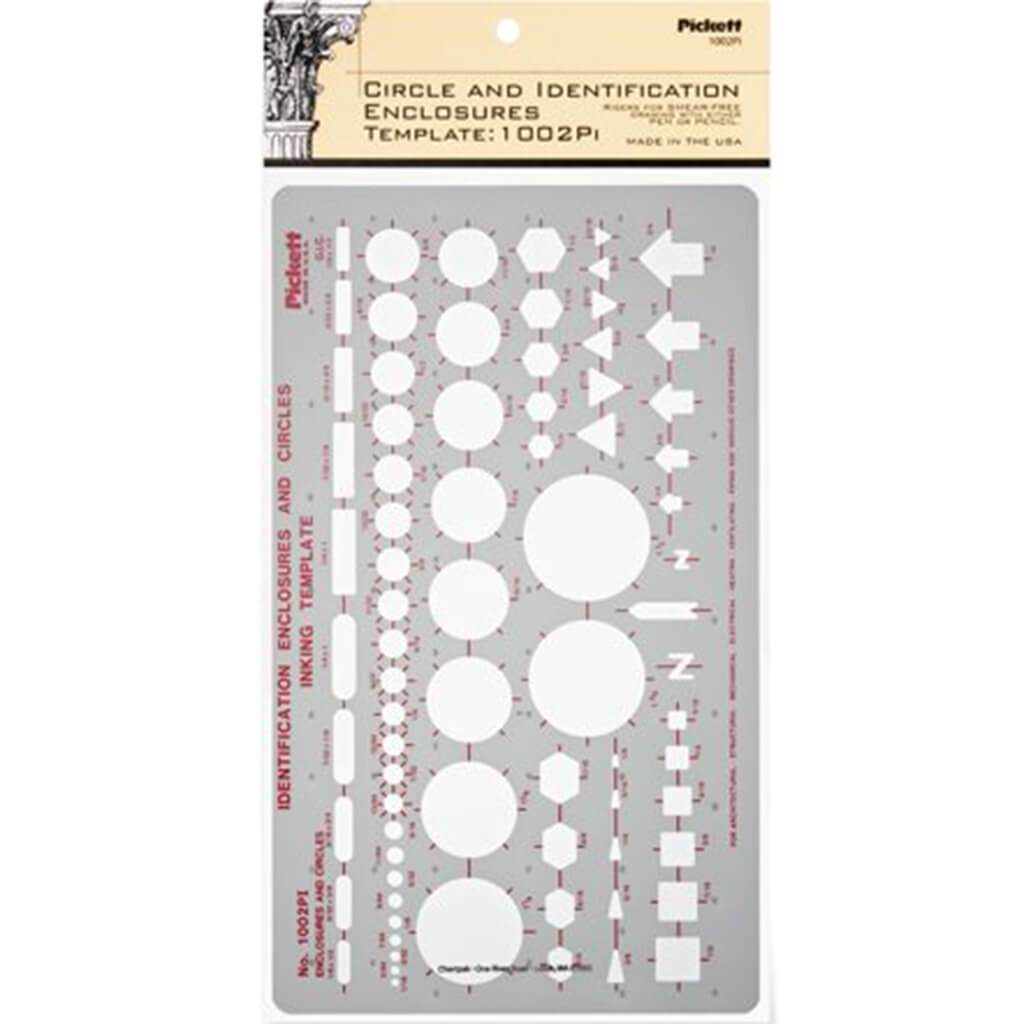 Circles and Identification Template Enclosures