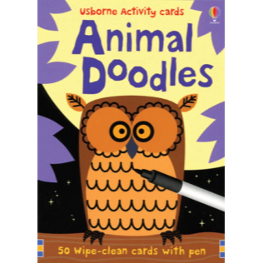 Animals Doodles Wipe Clean Activity Card