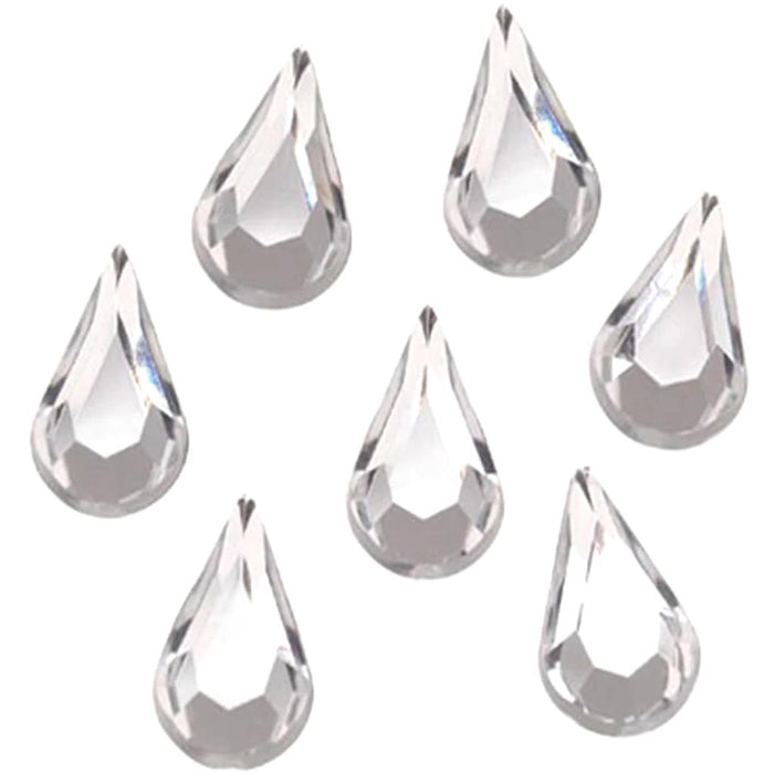 Teardrop Rhinestones Crystal 13 x 8mm 
