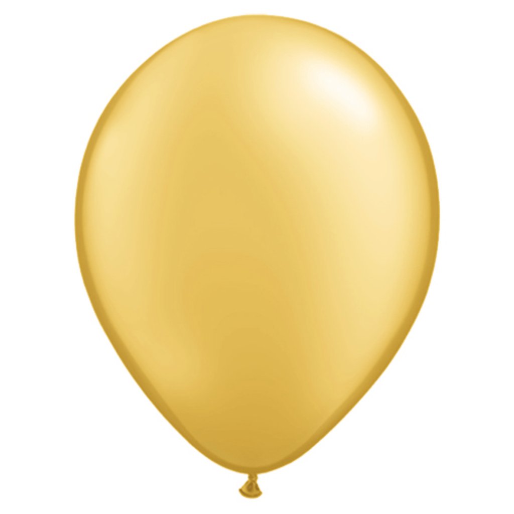 Latex Balloon Metallic Gold 11in