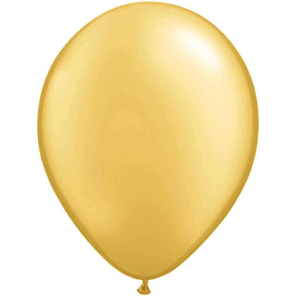 Latex Balloon Metallic Gold 11in 