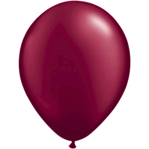 Latex Balloon Pearl Burgundy 11in 