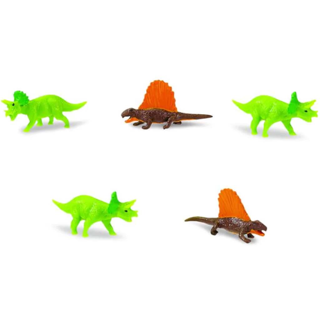 Goodluck Minis Dimetrodon &amp; Triceratops 