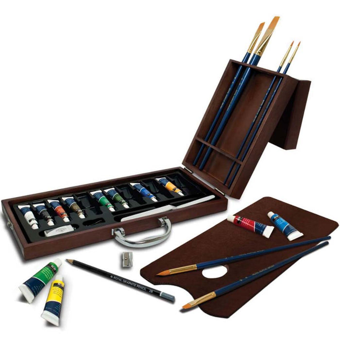 Royal & Langnickel Premier Acrylic Painting Easel Set 24pcs