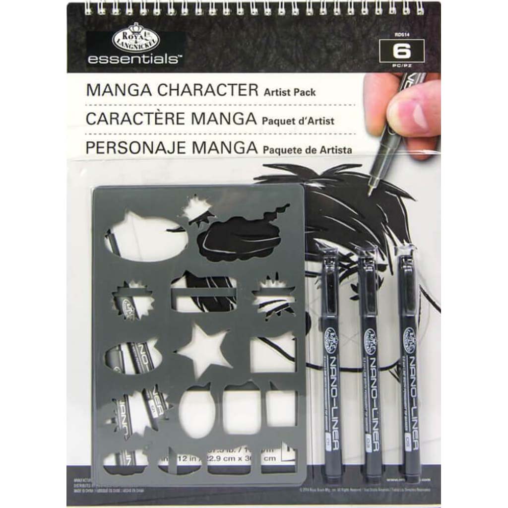 Manga Character Artist Pack 6pc 