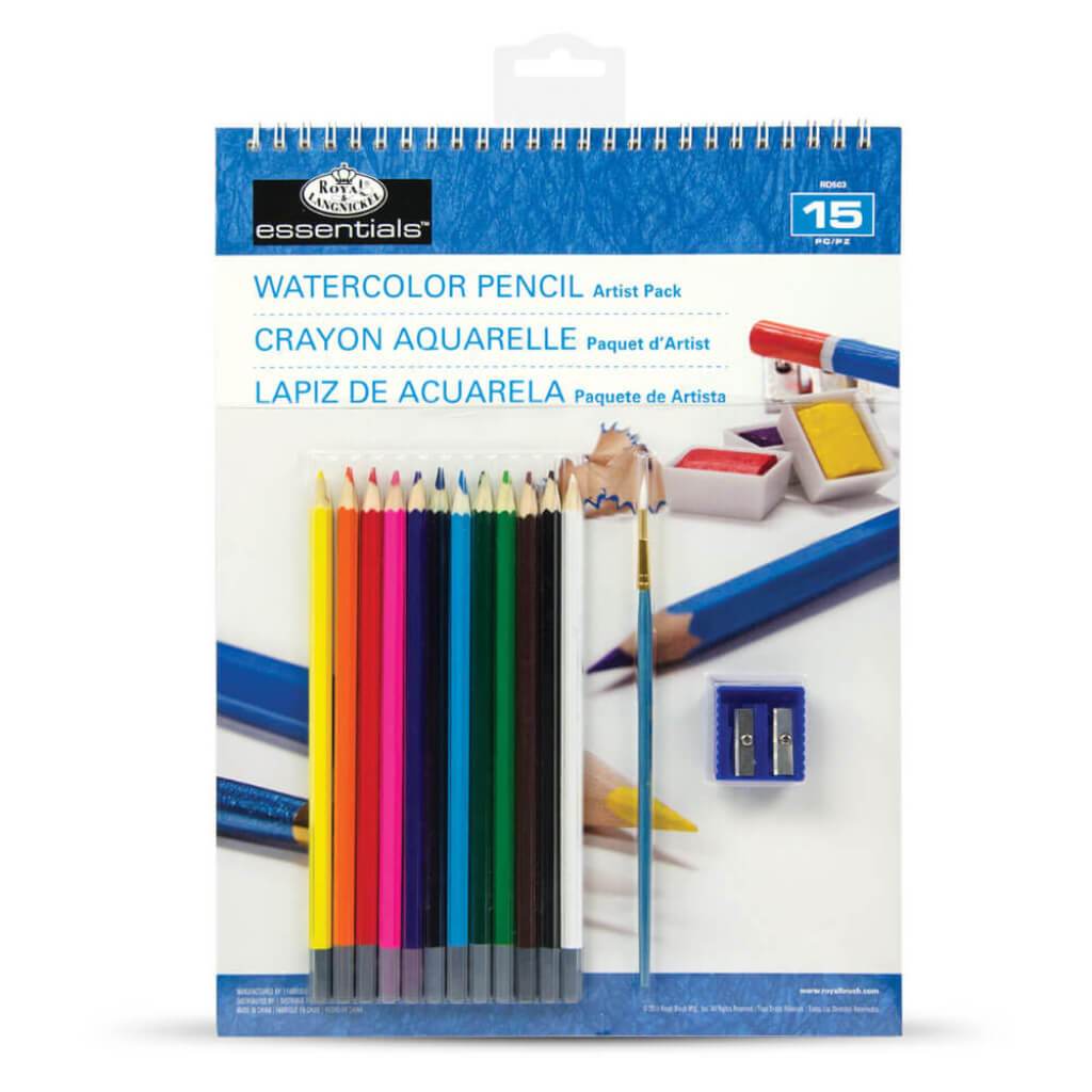 Watercolor Pencil Artist Pack 15pc 