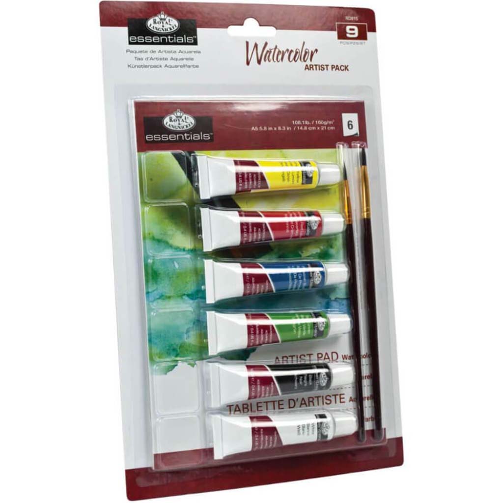 Watercolor Artist Pack 9pc 