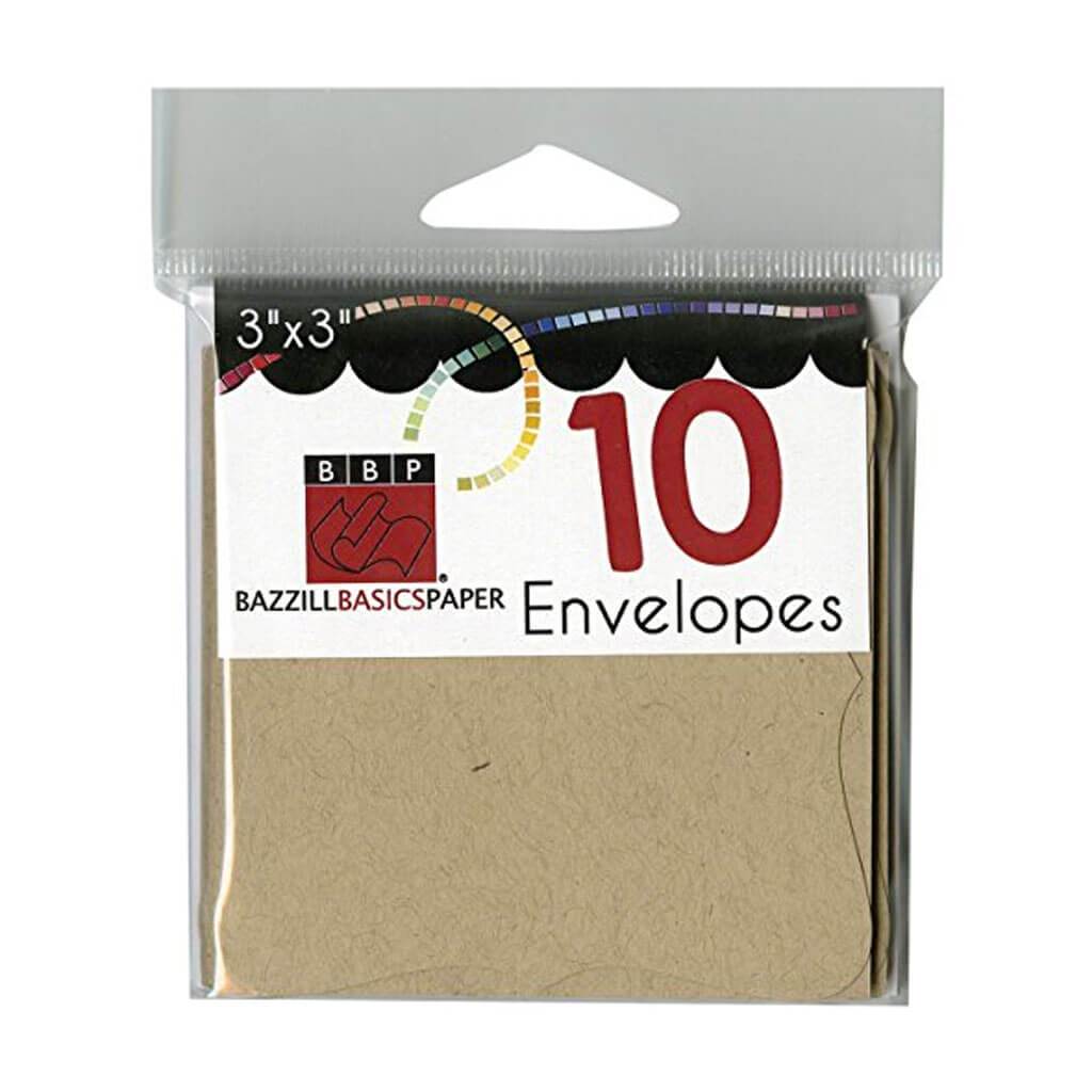 Bracket Kraft Cards and Envelopes