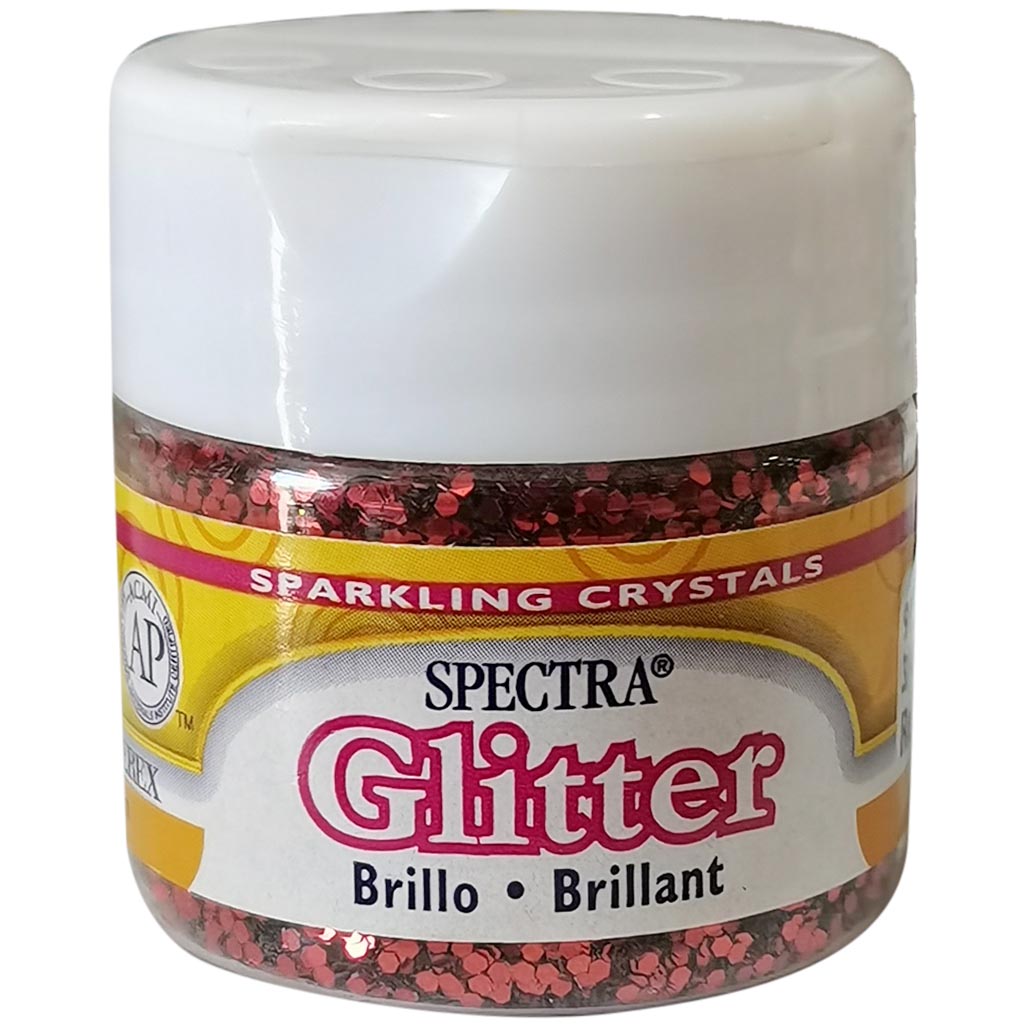 Spectra Glitter 3/4oz Red