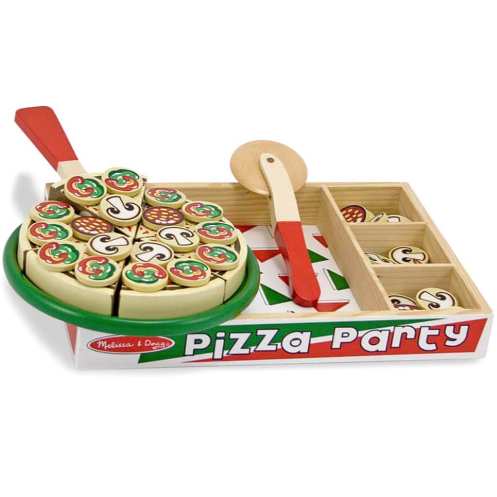 Pizza Party - Wooden Play Food