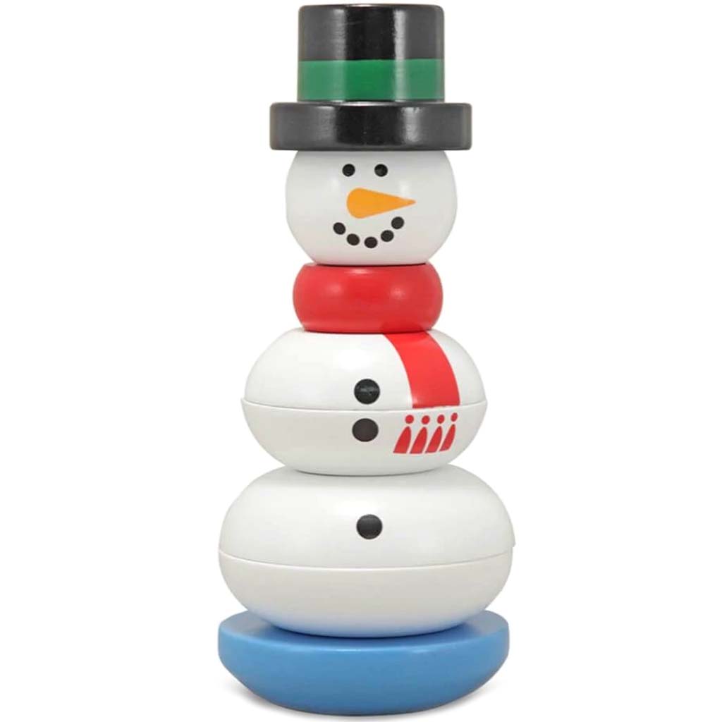 Snowman Stacker Wooden Toddler Toy